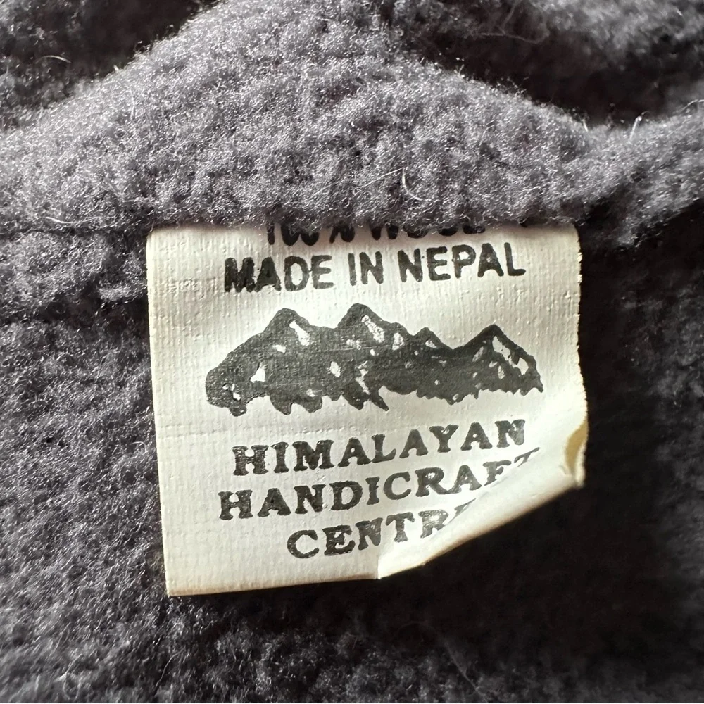 Handmade 100% Wool Knitted Kids Hat Made In Nepal